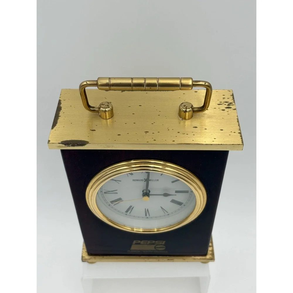 Pepsi Florida South Georgia‎ - Howard Miller Rosewood Bracket Tabletop Clock